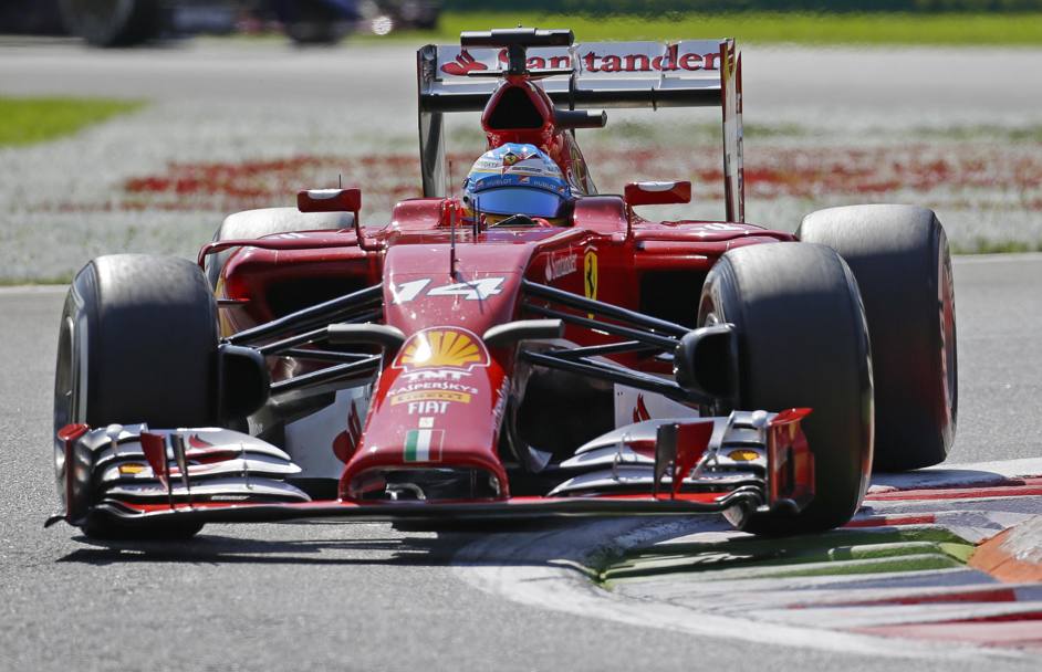 Fernando Alonso, solo 7 con la Ferrari. Reuters